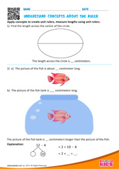 Understand concepts about the ruler