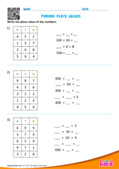 Finding Place Values