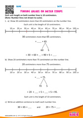 Finding values on meter strips