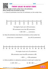 Finding values on meter strips