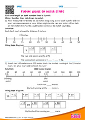 Finding values on meter strips