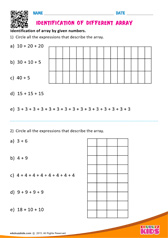 Identification of Different Array