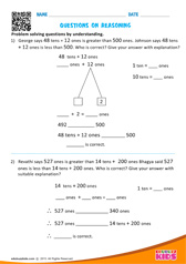 Questions on Reasoning