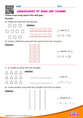 Arrangements of Rows and Columns