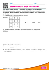 Arrangements of Rows and Columns