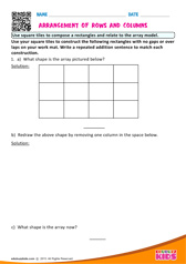 Arrangements of Rows and Columns