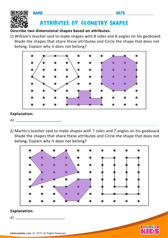 Attributes of Geometry Shapes