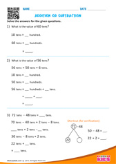 Addition or Subtraction