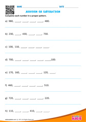 Addition or Subtraction