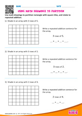 Use Math Drawings to Partition