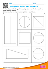 Partitioning Circles And Rectangles