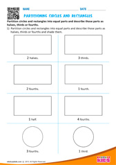 Partitioning Circles And Rectangles