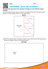 Partitioning Circles And Rectangles