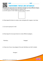 Partitioning Circles And Rectangles