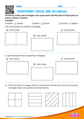 Partitioning Circles And Rectangles