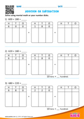 Addition or Subtraction