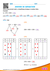 Addition or Subtraction