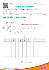 Addition or Subtraction