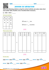 Addition or Subtraction