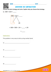 Addition or Subtraction