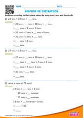 Addition or Subtraction