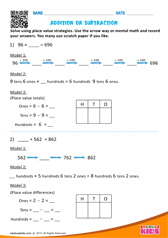 Addition or Subtraction