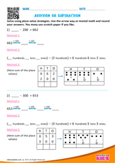 Addition or Subtraction