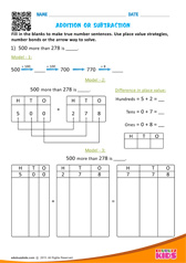 Addition or Subtraction