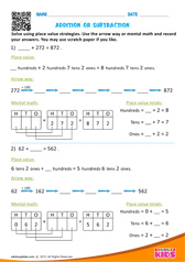 Addition or Subtraction