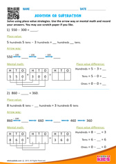 Addition or Subtraction