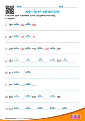 Addition or Subtraction