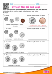 Different Coins and their Values