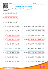 Recognizing Patterns