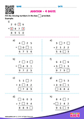 4 Digit Addition