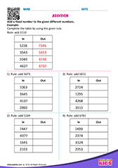 Addition with a Particular Number
