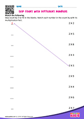 Skip Count with Different Numbers