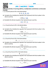 Add or Multiply or Divide