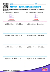 Addition and Subtraction of Measurement