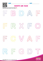 Identify Letter F