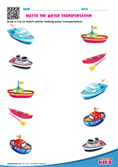 Match the water transportation