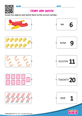 Count and Match Numbers