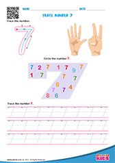 Trace and Circle 7