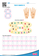 Trace and Circle 8