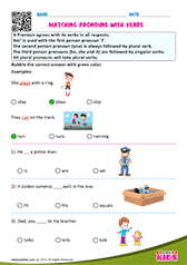 Singular and Plural Noun With Verbs