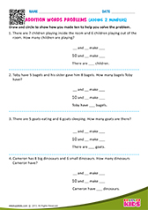 Addition word problems