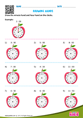 Drawing Hands on Clocks