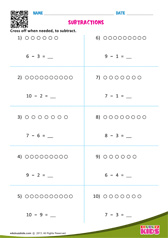 Subtraction Sentences Upto 10