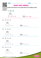 Adding three numbers