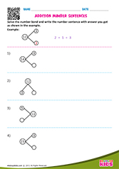 Addition number sentences