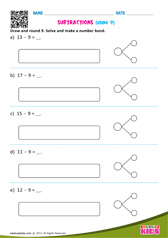 Subtractions Using 9